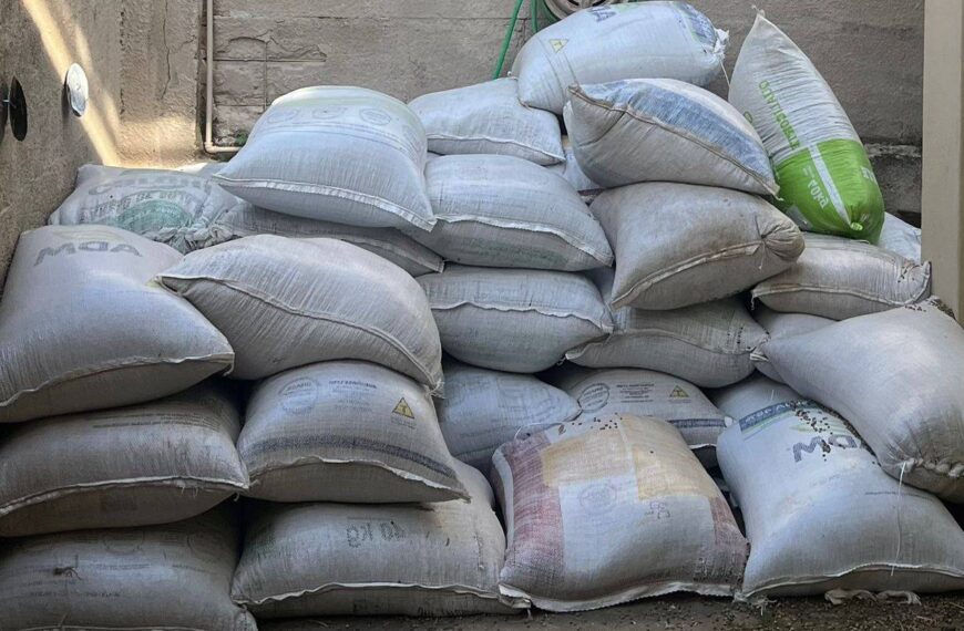 GCM recupera 85 sacas de café furtadas de carreta que tombou na BR-116, em Leopoldina