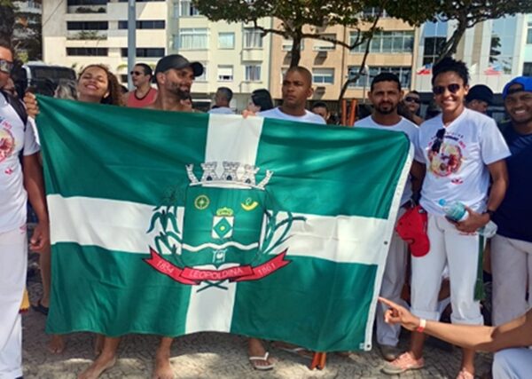 Capoeiristas de Leopoldina participam dos Jogos Mundiais Abadá Capoeira 2025 no Rio