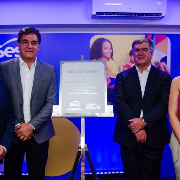 Presidente da Fecomércio MG inaugura unidade do SESC em Cataguases