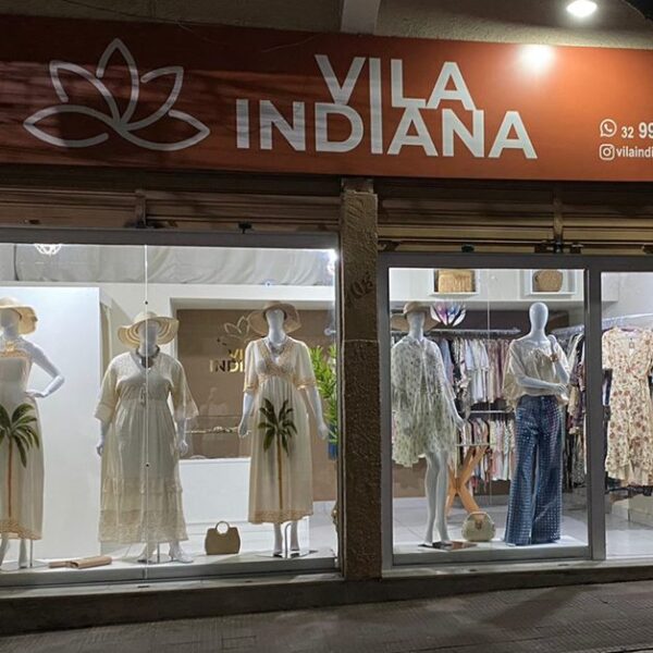 Vila Indiana é inaugurada no Centro de Leopoldina com foco em moda feminina e estilo indiano
