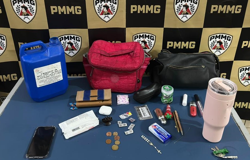 PM age rápido e prende suspeito de roubar mulher no Pirineus em Leopoldina