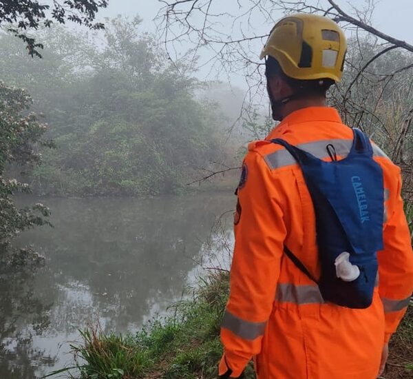 Bombeiros localizam corpo de pescador desaparecido em rio de Pirapetinga