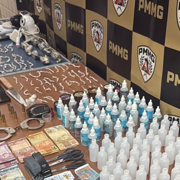 PM prende dois homens e apreende drogas durante operação no Limoeiro em Leopoldina