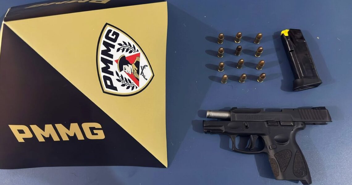 PM evita possível feminicídio e apreende pistola durante ocorrência de agressão em Leopoldina