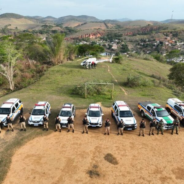 PM reforça segurança em Além Paraíba com Operação Presença e apoio do helicóptero Pégasus
