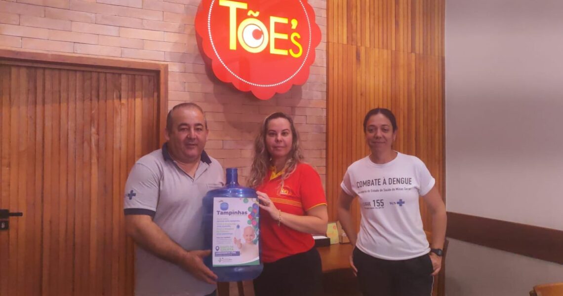 Projeto em Leopoldina recolhe tampinhas plásticas para apoiar Hospital do Câncer e combater a dengue