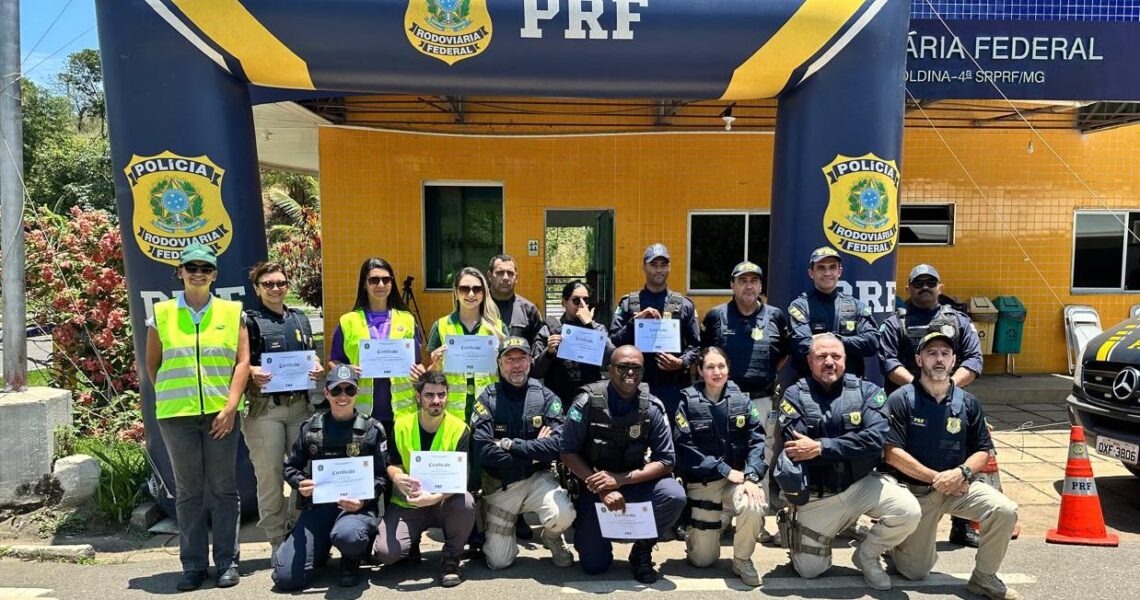 Operação Multiplica: PRF promove educação para o trânsito em Leopoldina