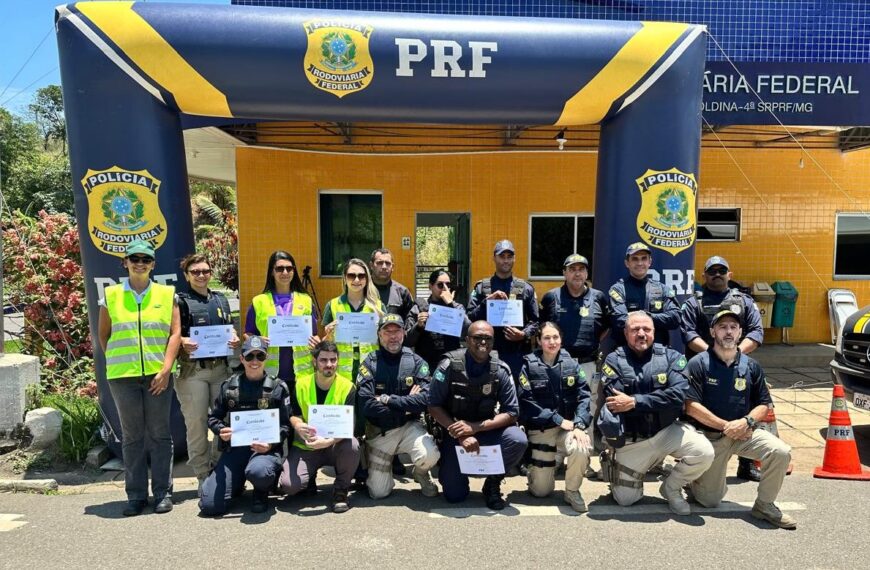 Operação Multiplica: PRF promove educação para o trânsito em Leopoldina
