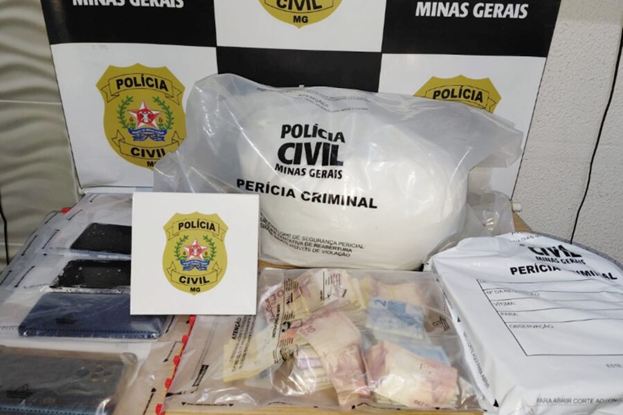 Polícia Civil prende duas pessoas suspeitas de tráfico de drogas em Leopoldina