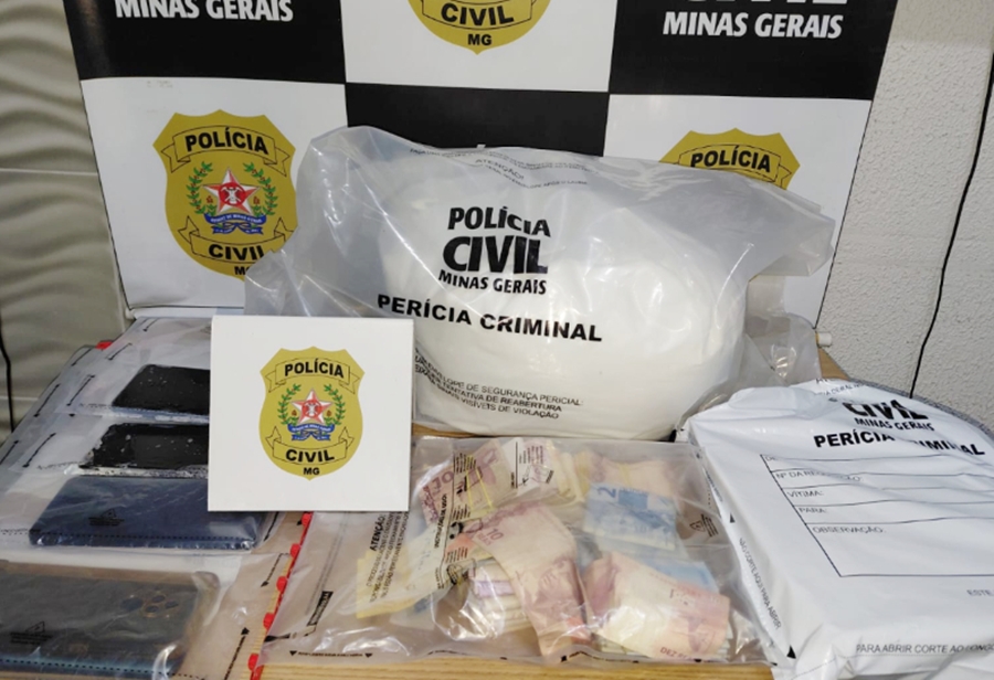 Polícia Civil prende duas pessoas suspeitas de tráfico de drogas em Leopoldina