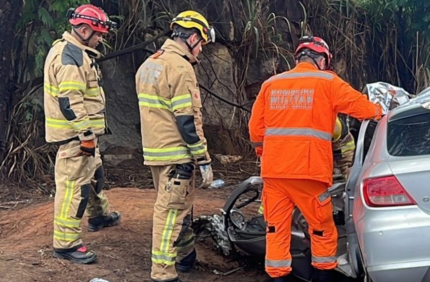 Batida entre carro e carreta mata gêmeos e mulher na BR-116; criança ficou gravemente ferida
