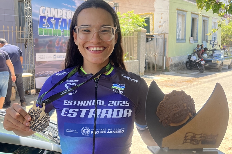 Atleta de Leopoldina encerra temporada com conquistas estaduais e título geral no ciclismo do Rio de Janeiro