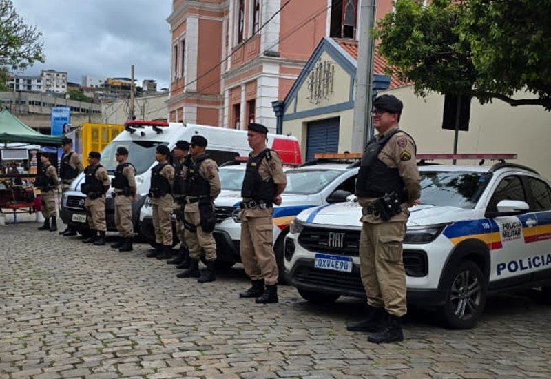 Batalhão da PM em Leopoldina lança ‘Operação Natalina 2025’ com policiamento reforçado em 15 municípios