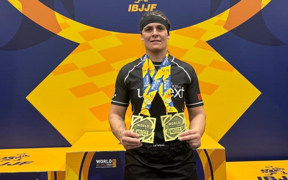 Com pódio em Las Vegas, atleta leopoldinense encerra temporada como vice-líder do ranking mundial de jiu-jítsu