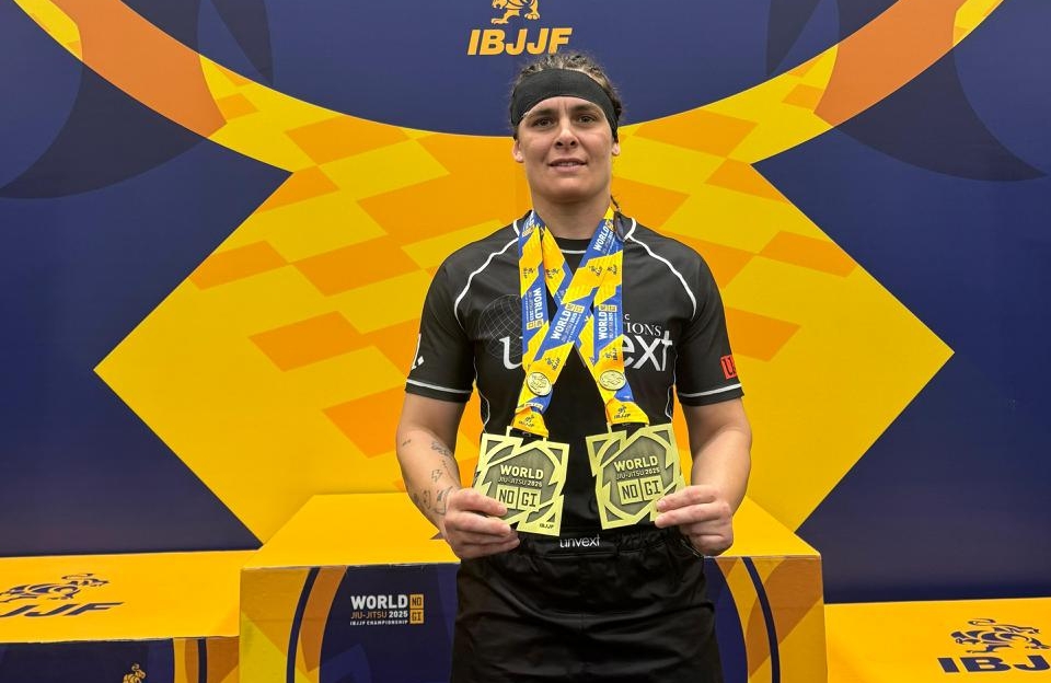 Com pódio em Las Vegas, atleta leopoldinense encerra temporada como vice-líder do ranking mundial de jiu-jítsu