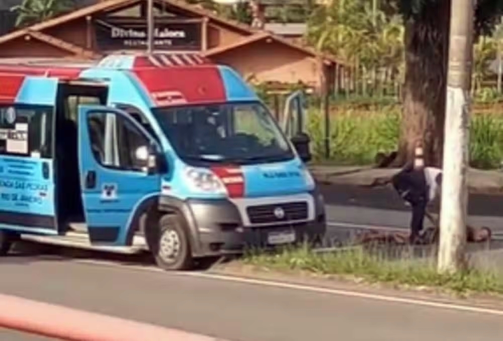 Homem é baleado em JF após matar ex-companheira e roubar van no Rio de Janeiro