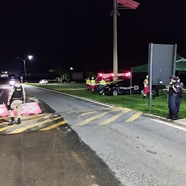 Forças de segurança realizam ação de conscientização no Dia Nacional do Álcool Zero em Leopoldina