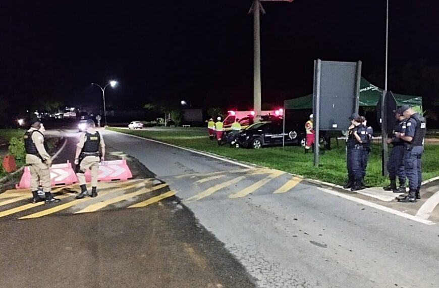 Forças de segurança realizam ação de conscientização no Dia Nacional do Álcool Zero em Leopoldina