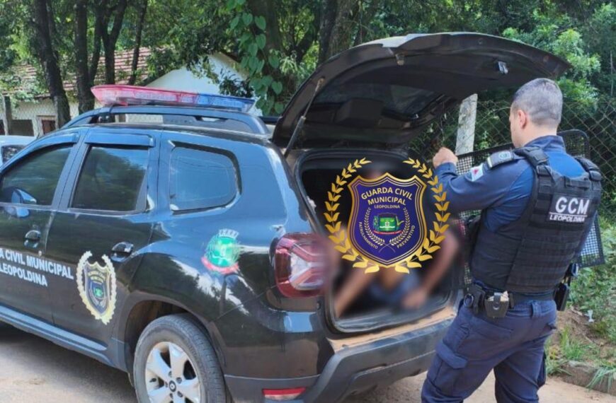 Guarda Civil prende homem após agressão e ameaças em Providência