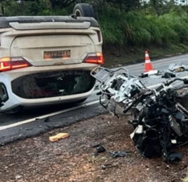 Acidente envolvendo prefeito de Astolfo Dutra termina com duas vítimas fatais na BR-040