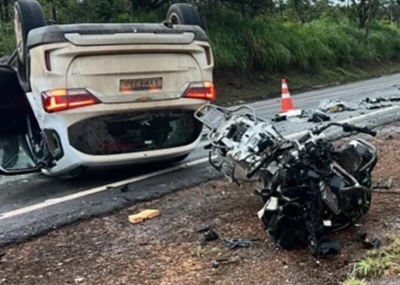 Acidente envolvendo prefeito de Astolfo Dutra termina com duas vítimas fatais na BR-040