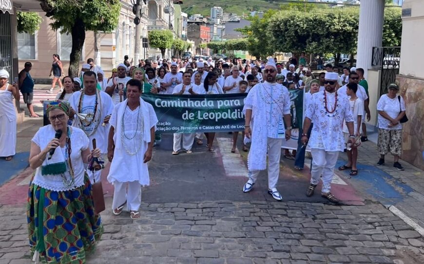 Evento em homenagem a Oxóssi reforça respeito e diversidade religiosa em Leopoldina