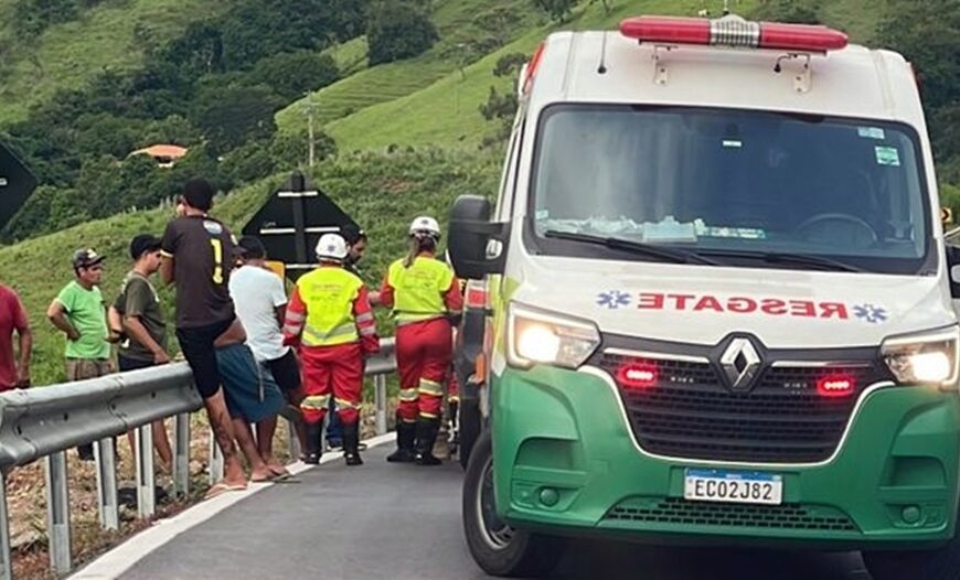 Caminhoneiro morre após pular de veículo desgovernado na Serra da Vileta em Leopoldina