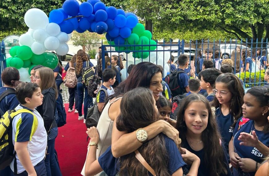 Primeiro dia de aula é marcado por acolhimento e entusiasmo na Escola SESI Leopoldina