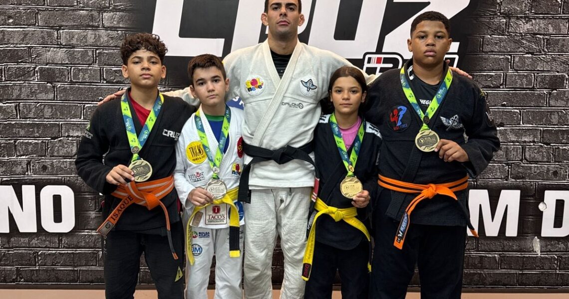 Leopoldinenses brilham no Sul-Americano Kids da CBJJ e mantêm sequência de vitórias