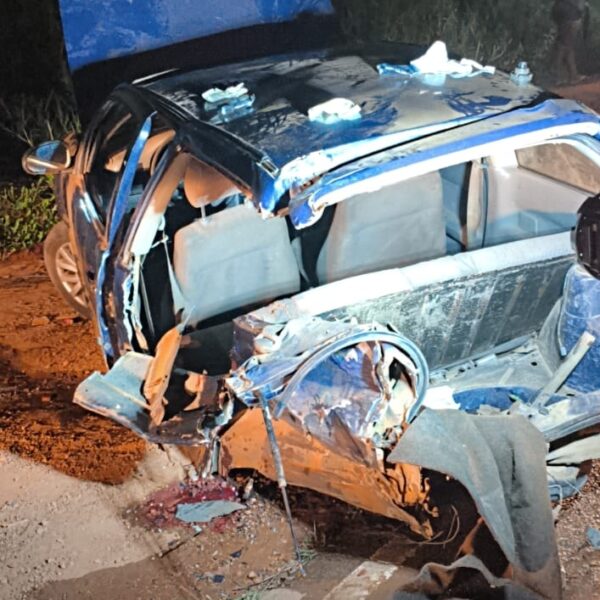 Colisão entre Gol e S10 deixa feridos na MG-120 em Leopoldina