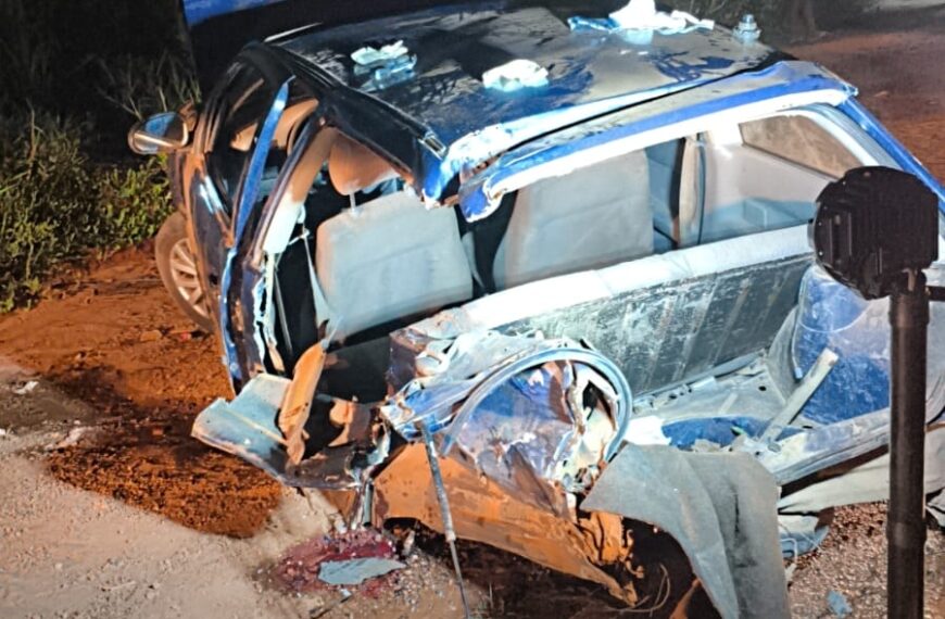 Colisão entre Gol e S10 deixa feridos na MG-120 em Leopoldina