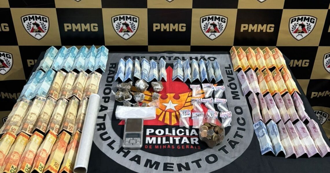 Operação da PM em Leopoldina desarticula ponto de tráfico no bairro Três Cruzes