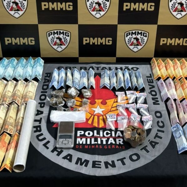 Operação da PM em Leopoldina desarticula ponto de tráfico no bairro Três Cruzes