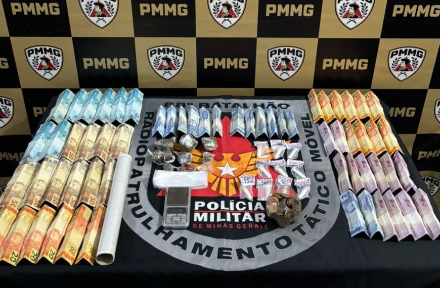 Operação da PM em Leopoldina desarticula ponto de tráfico no bairro Três Cruzes