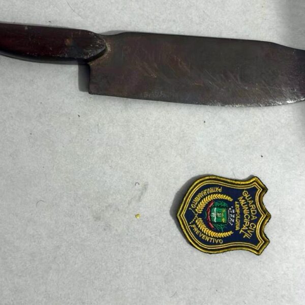 GCM de Leopoldina prende homem que usava facão para intimidar adolescentes na Vila Miralda