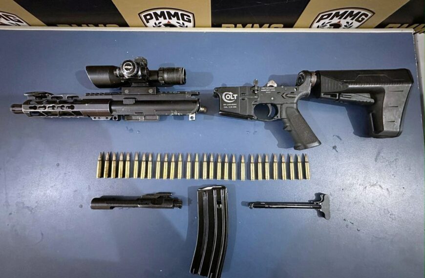 Polícia Militar apreende fuzil e prende homem durante operação em Leopoldina