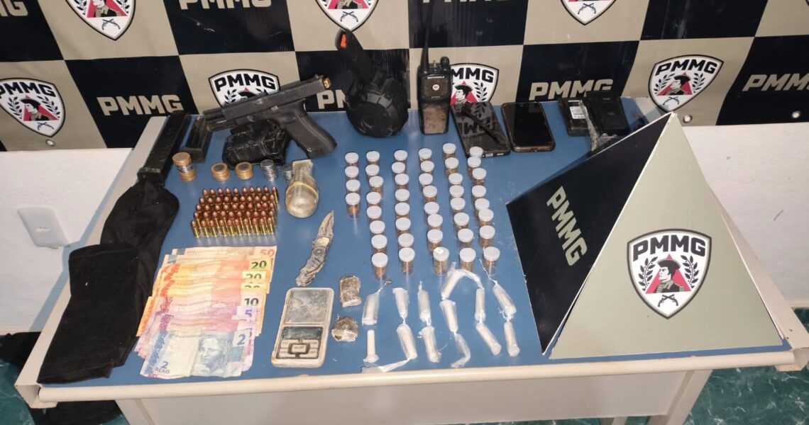 Dupla é presa com granada durante operação da PM em Além Paraíba