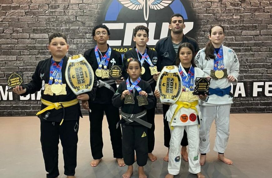 Equipe leopoldinense Cruz BJJ brilha na primeira etapa do Campeonato Mineiro em Belo Horizonte