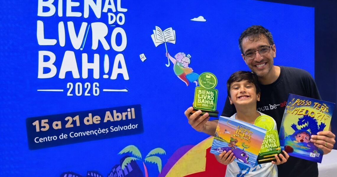 De Piacatuba para a Bienal: pai transforma histórias com o filho em livros premiados