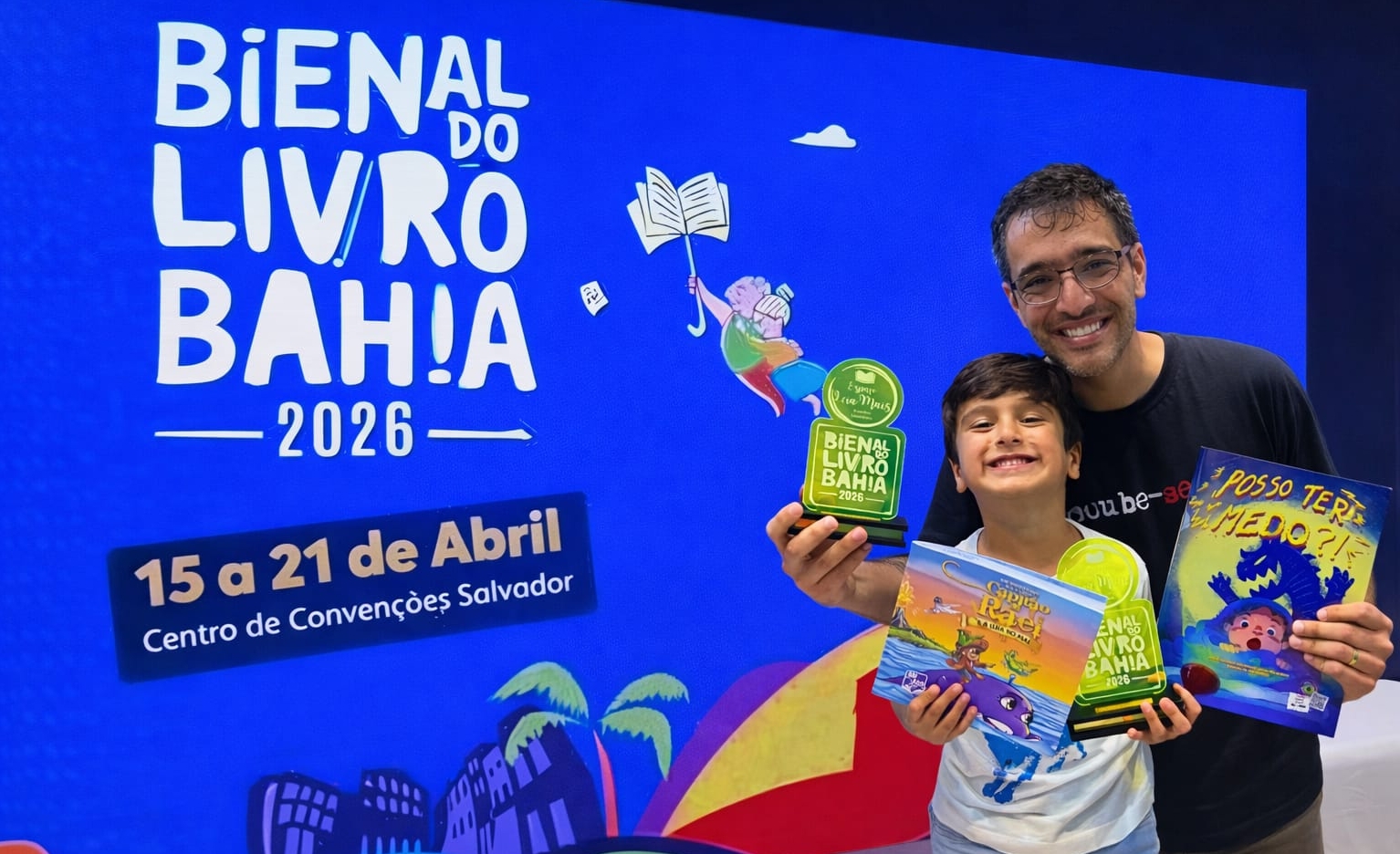 De Piacatuba para a Bienal: pai transforma histórias com o filho em livros premiados