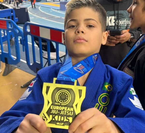 Theo Garcia conquista medalha no Europeu de Jiu-Jitsu na Irlanda