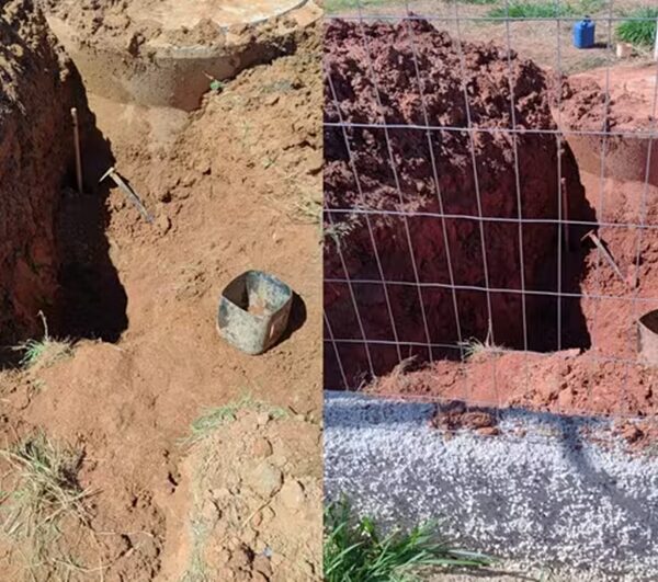Trabalhador fica soterrado em obra às margens da BR-116 em Muriaé
