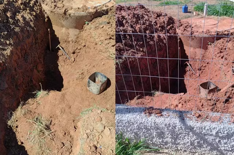 Trabalhador fica soterrado em obra às margens da BR-116 em Muriaé