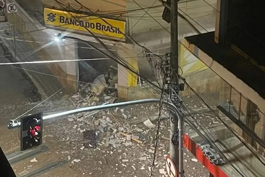 Envolvidos em explosão de banco em Guidoval são de Ubá e têm histórico de crimes graves