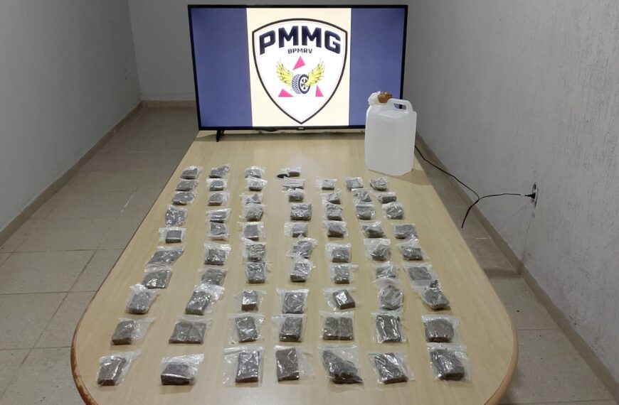 Mulher é presa com tabletes de maconha durante fiscalização na MGC-393 em Além Paraíba