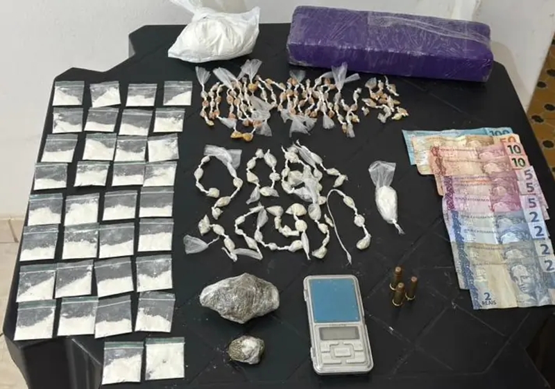 Polícia Militar faz apreensão de maconha e cocaína em Astolfo Dutra