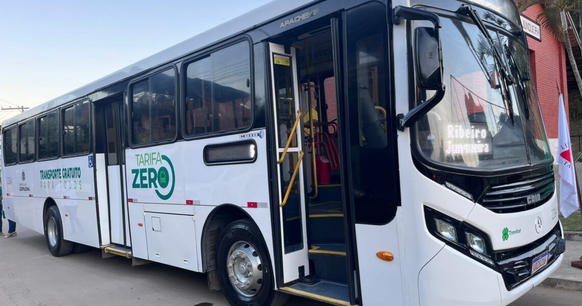 Prefeitura de Leopoldina amplia Tarifa Zero e leva transporte gratuito aos distritos