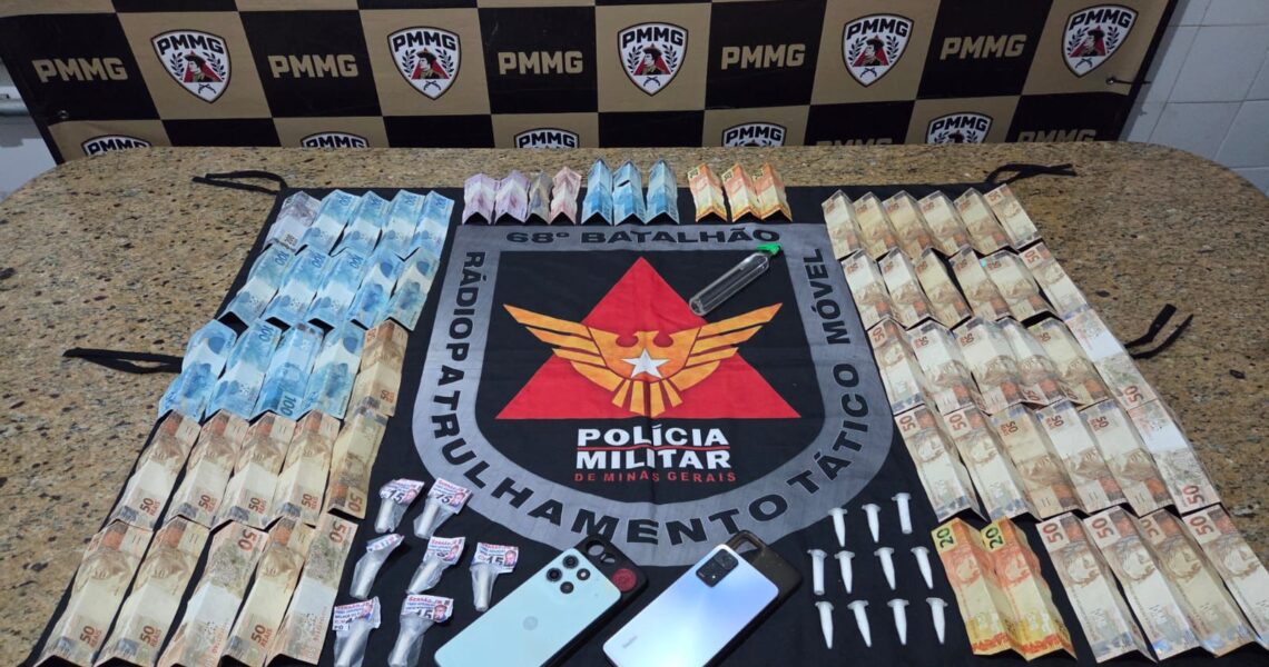 Operação integrada da PM prende foragidos e apreende drogas em Leopoldina