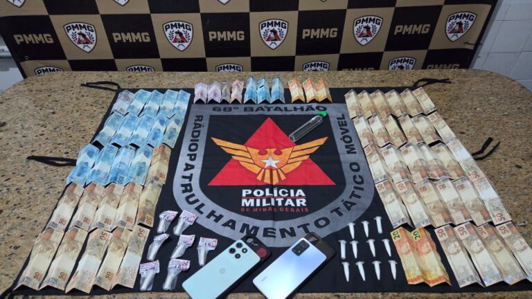 Operação integrada da PM prende foragidos e apreende drogas em Leopoldina