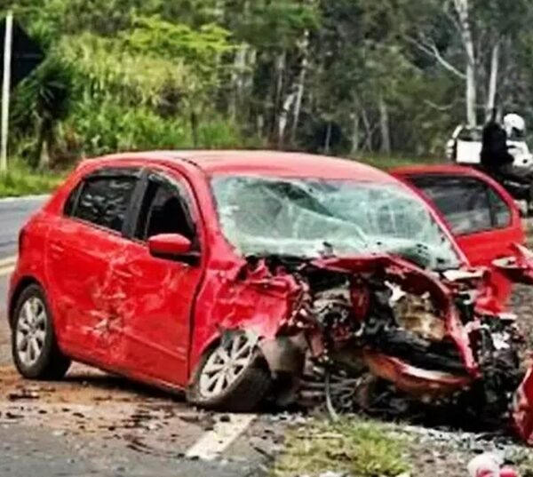 Menina de 5 anos fica gravemente ferida após acidente na BR-267 em Bicas